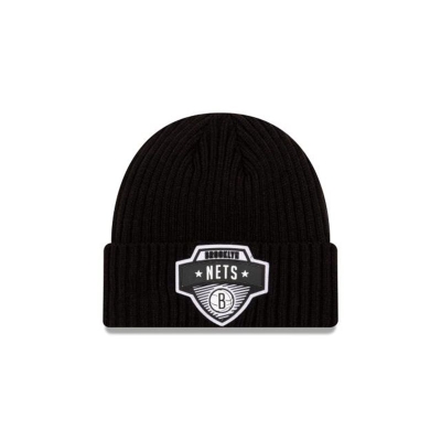 Brooklyn Nets Gorra | New Era NBA Tip Off Edition Cuff Knit Beanie Mexico - Negros